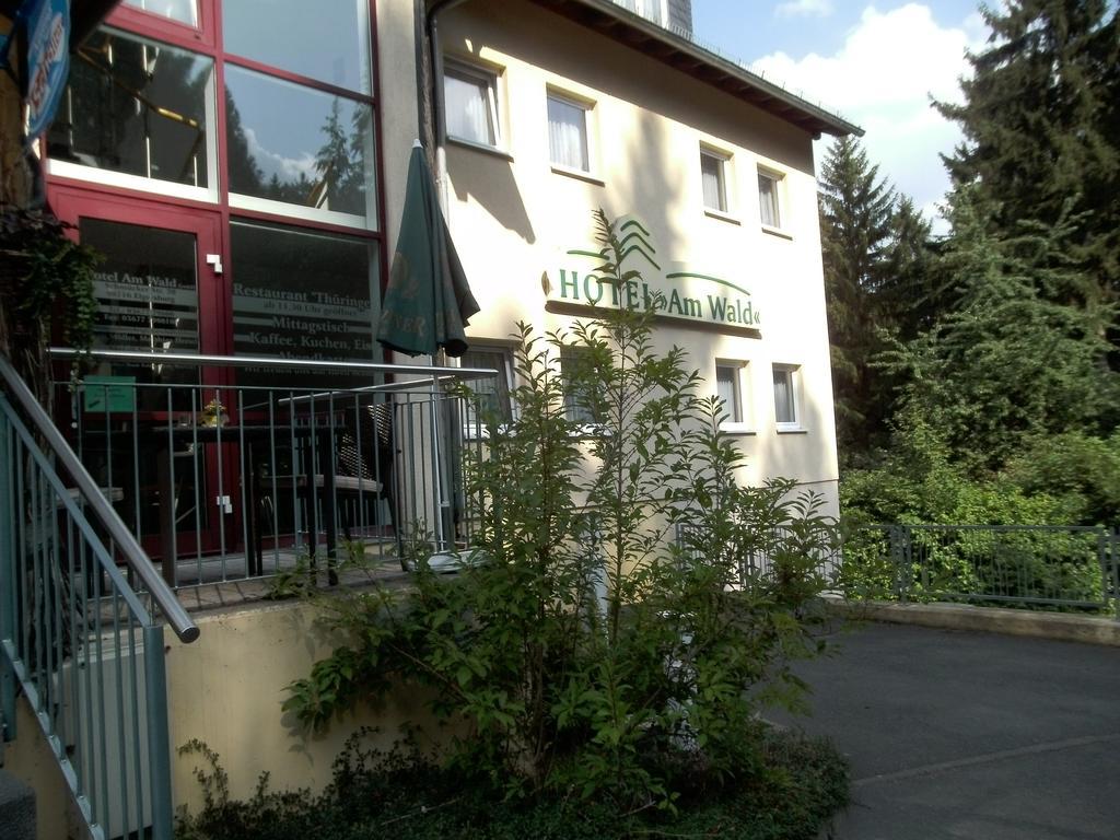 Hotel Am Wald -Garni- 엘제스버그 외부 사진